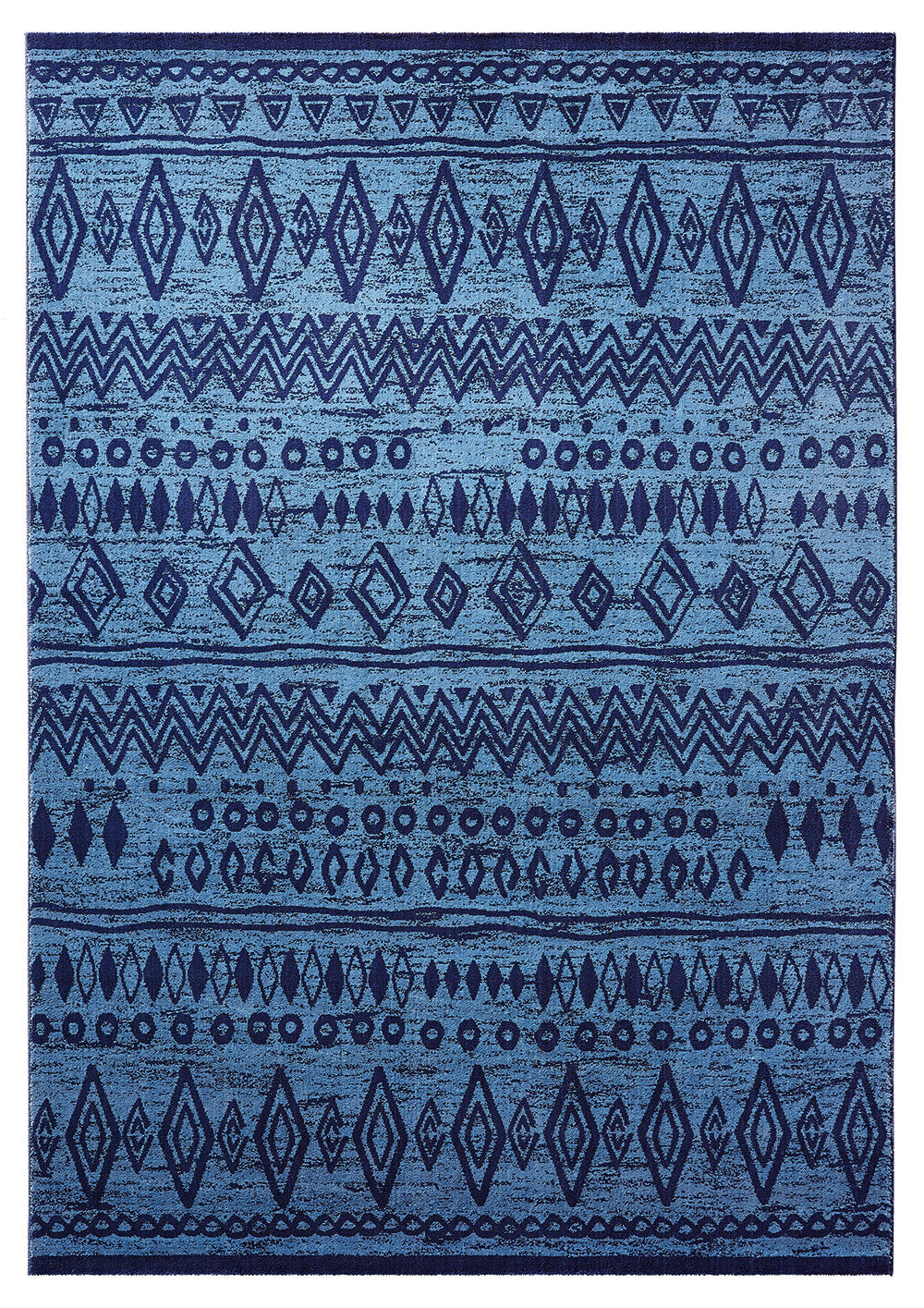 Contemporary Kelim Teppich multicolor Kurzflor rechteckig