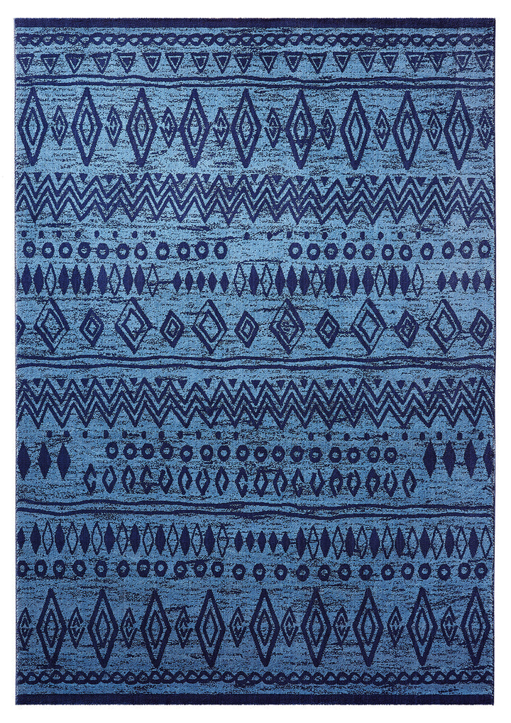 Contemporary Kelim Teppich multicolor Kurzflor rechteckig