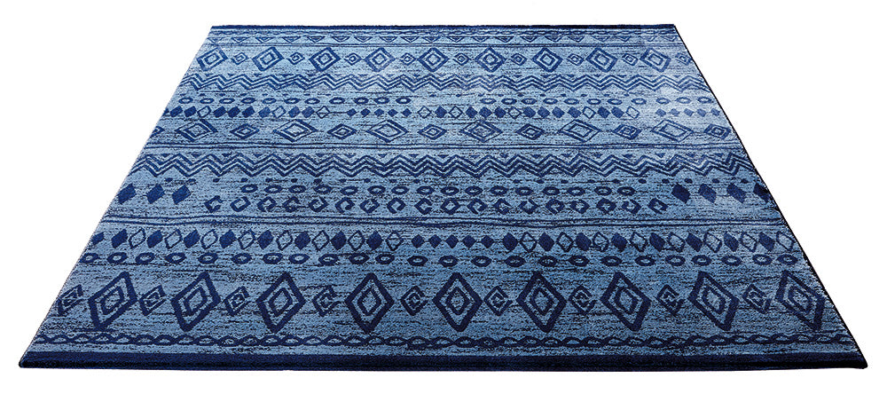 Contemporary Kelim Teppich multicolor Kurzflor rechteckig