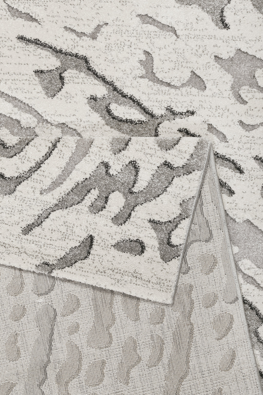 Forest Teppich grau Kurzflor rechteckig