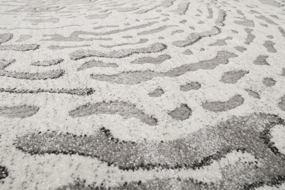 Forest Teppich grau Kurzflor rechteckig