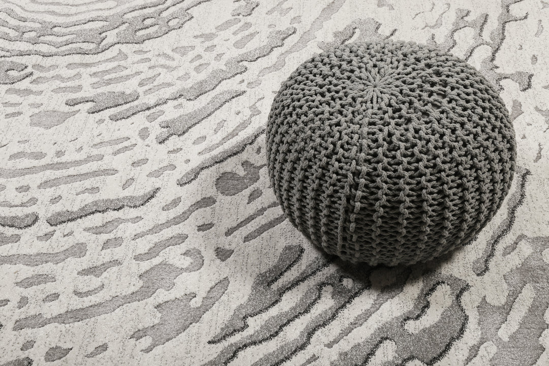 Forest Teppich grau Kurzflor rechteckig