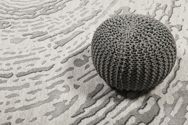 Forest Teppich grau Kurzflor rechteckig