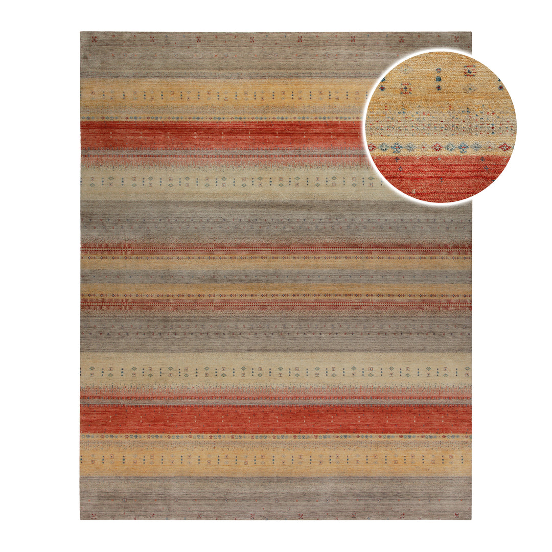 Loribaft Teppich 100 % Schurwolle 245x305 cm