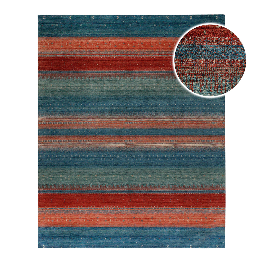 Loribaft Teppich 100 % Schurwolle 245x305 cm