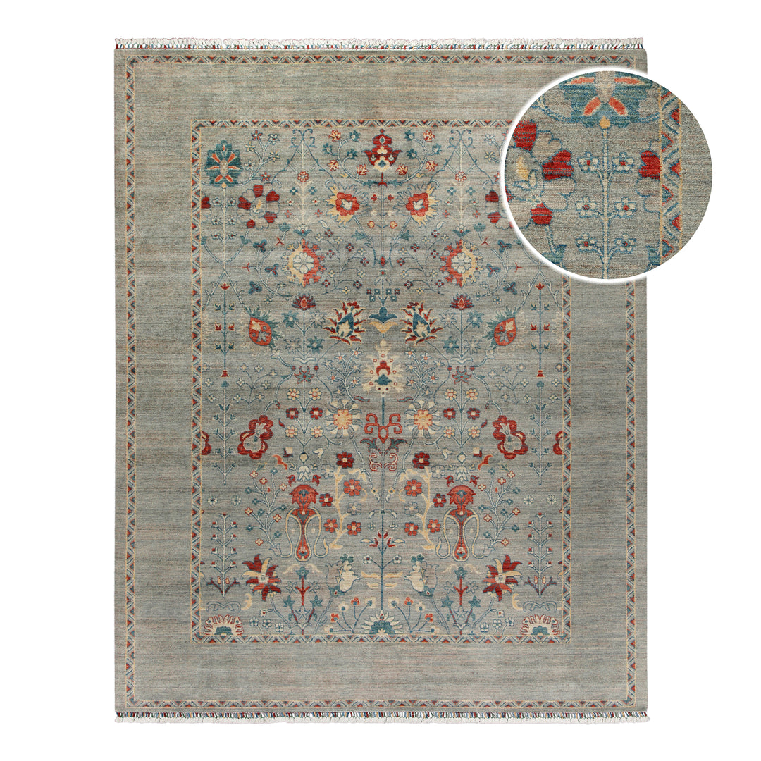 Loribaft Teppich 100 % Schurwolle 245x305 cm