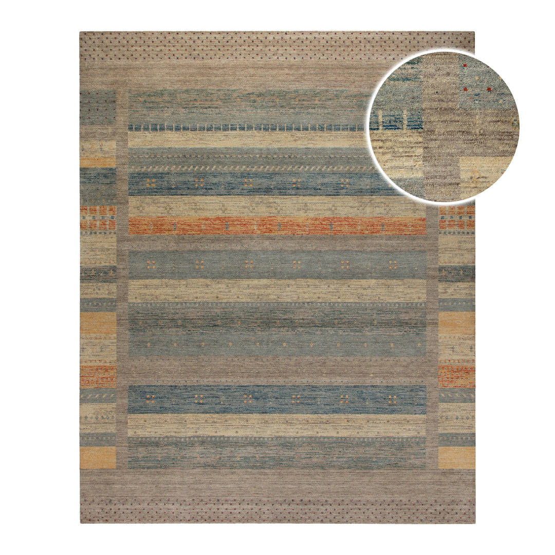 Loribaft Teppich 100 % Schurwolle 245x305 cm