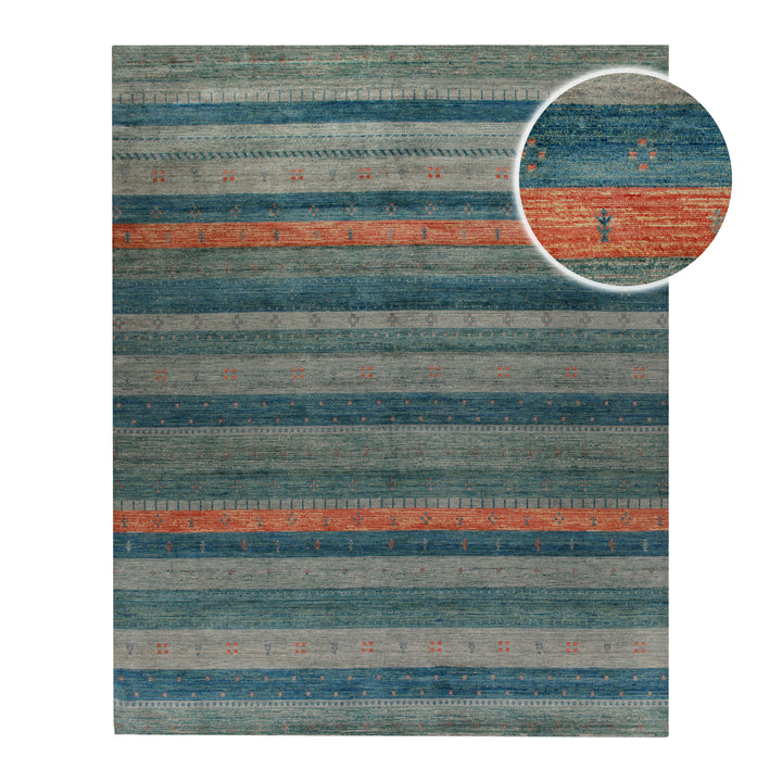 Loribaft Teppich 100 % Schurwolle 245x305 cm