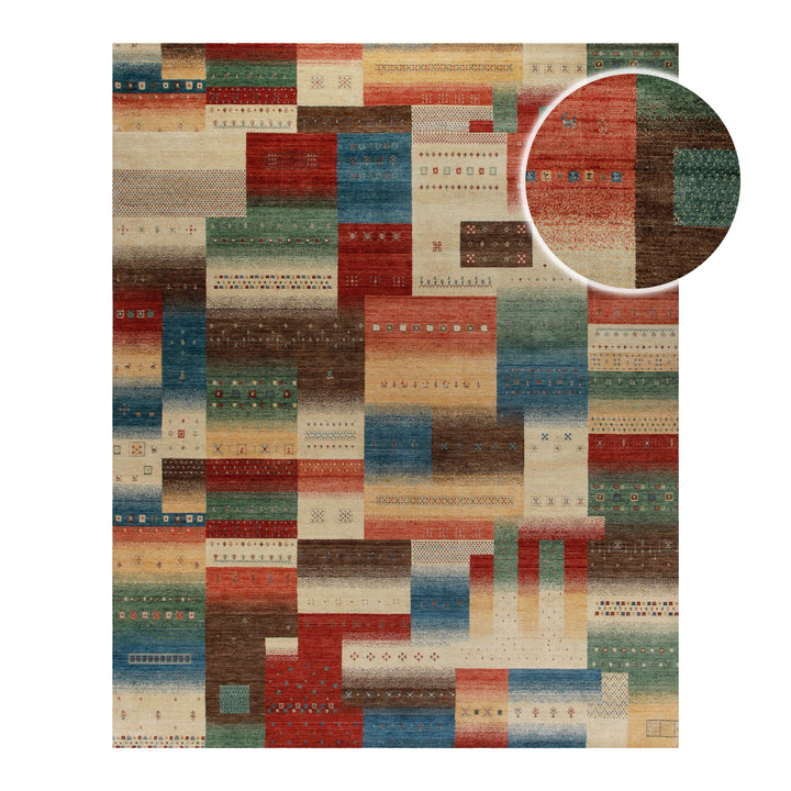 Loribaft Teppich 100 % Schurwolle 245x305 cm