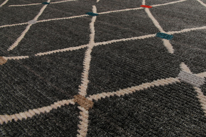 160x230 cm Teppich Wohnzimmer Anthrazit