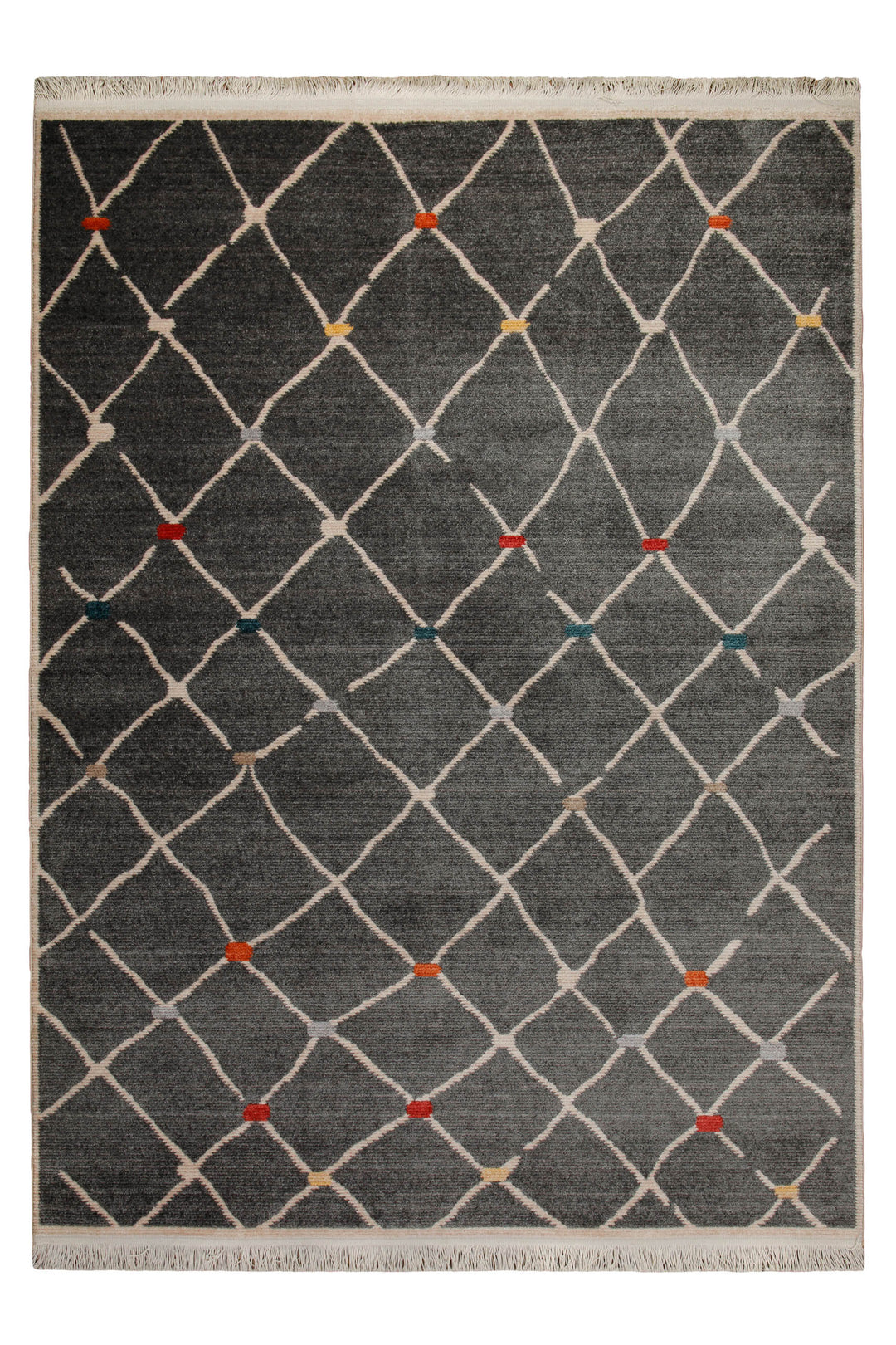 160x230 cm Teppich Wohnzimmer Anthrazit