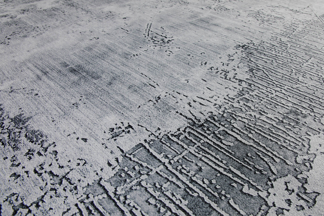 160x230 cm Teppich Wohnzimmer Grau
