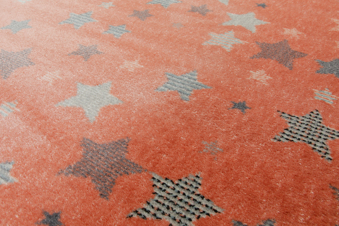 160x230 cm Teppich Wohnzimmer Orange