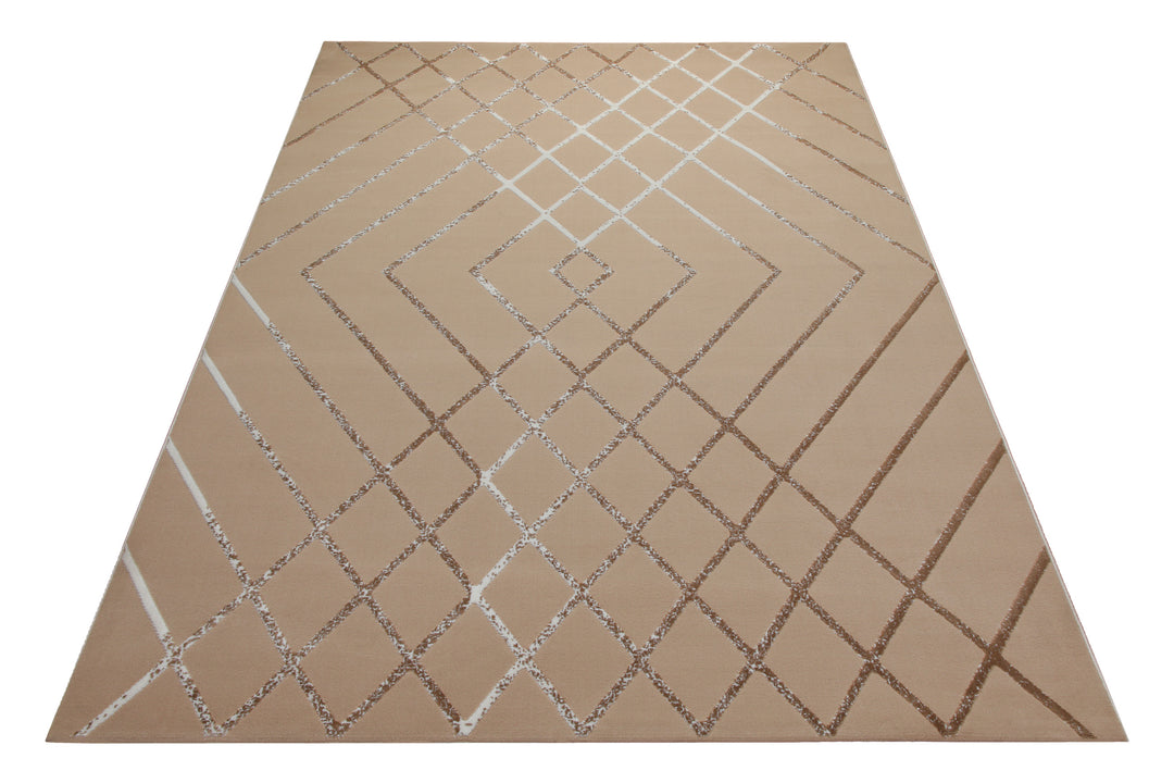 160x230 Teppich Wohnzimmer Braun