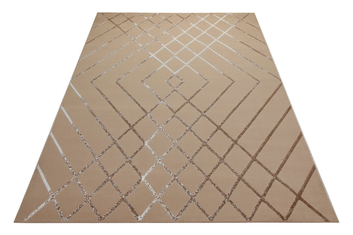 160x230 Teppich Wohnzimmer Braun