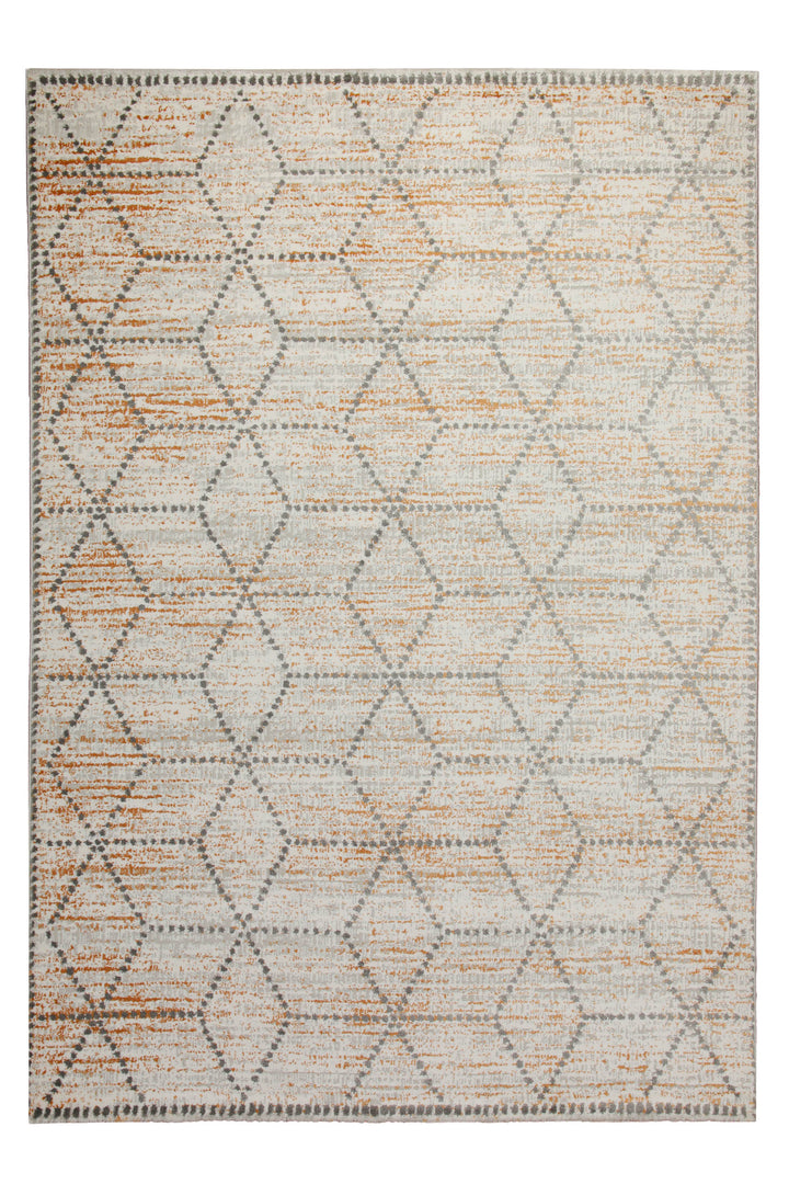 Teppich 160x230 Wohnzimmer beige Muster