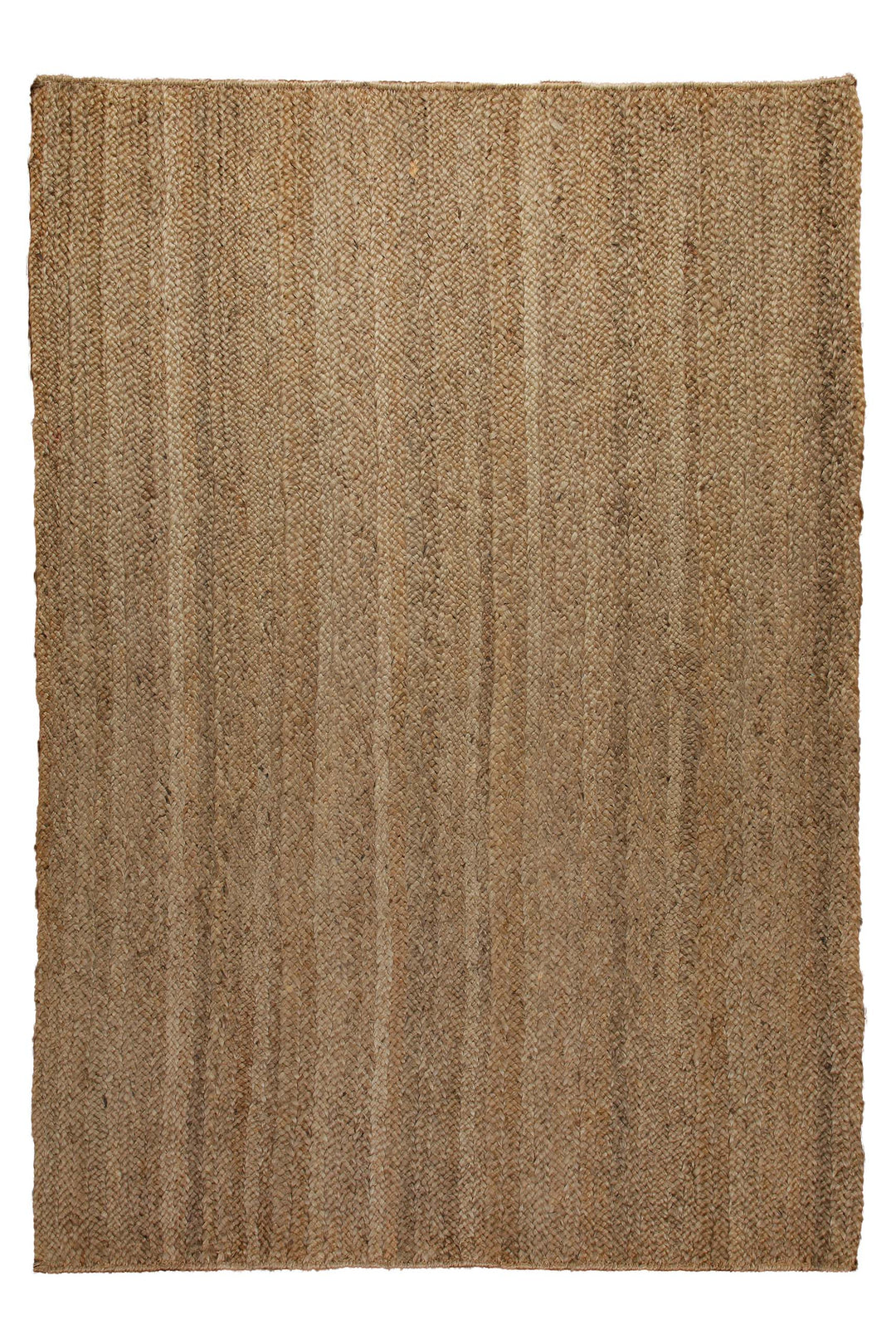 160x230 Teppich Wohnzimmer Pure Natur – Handgewebter Juteteppich in geflochtener Optik