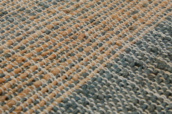 160x230 Teppich Wohnzimmer Sand zu Stein – Jute-Verlauf in natürlichen Tönen