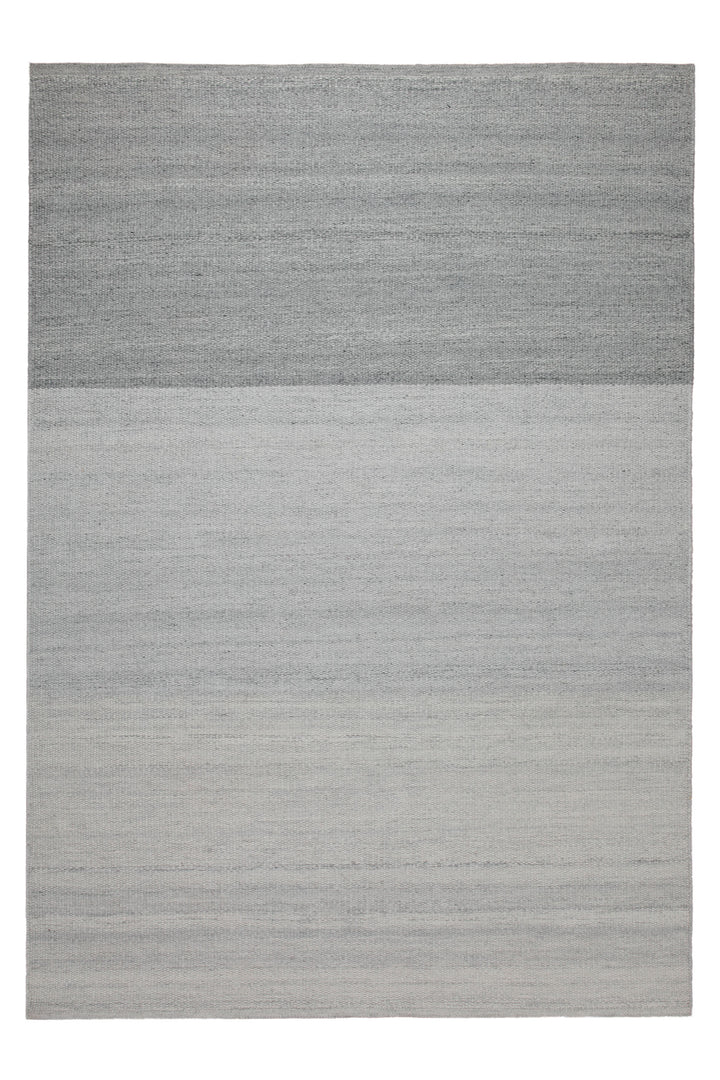 160x230 Teppich Wohnzimmer Stilles Steingrau – Skandi-Wollteppich in Uni-Optik