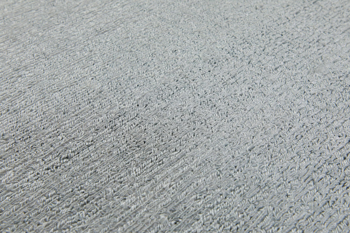 160x230 Teppich Wohnzimmer Sanftes Lichtgrau – Handloom-Wollteppich mit feinem Schimmer
