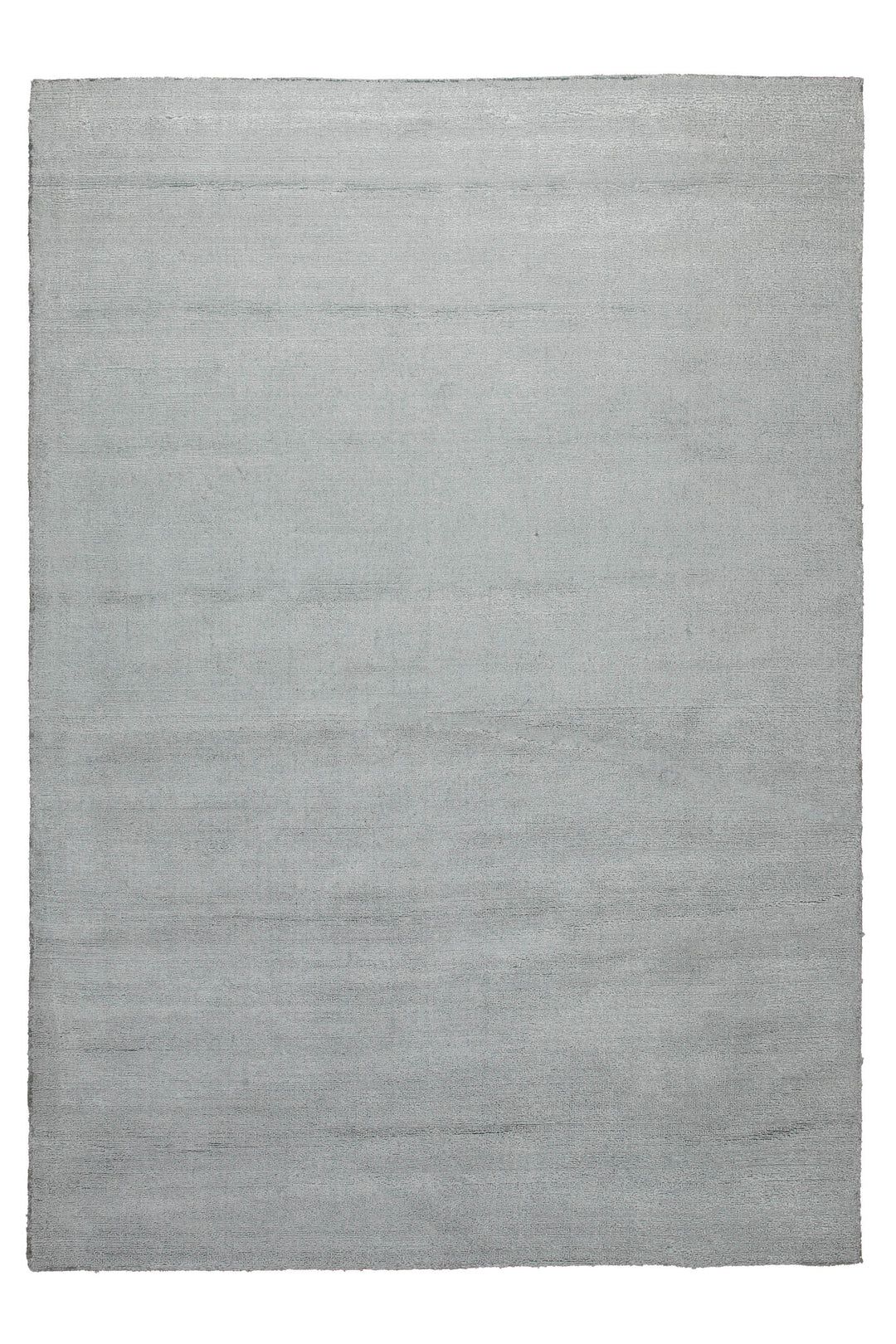 160x230 Teppich Wohnzimmer Sanftes Lichtgrau – Handloom-Wollteppich mit feinem Schimmer