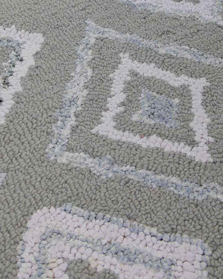 Berber-Raute in Salbei - Handtuft Wolle 160 x 230 cm – Produktfoto freigestellt