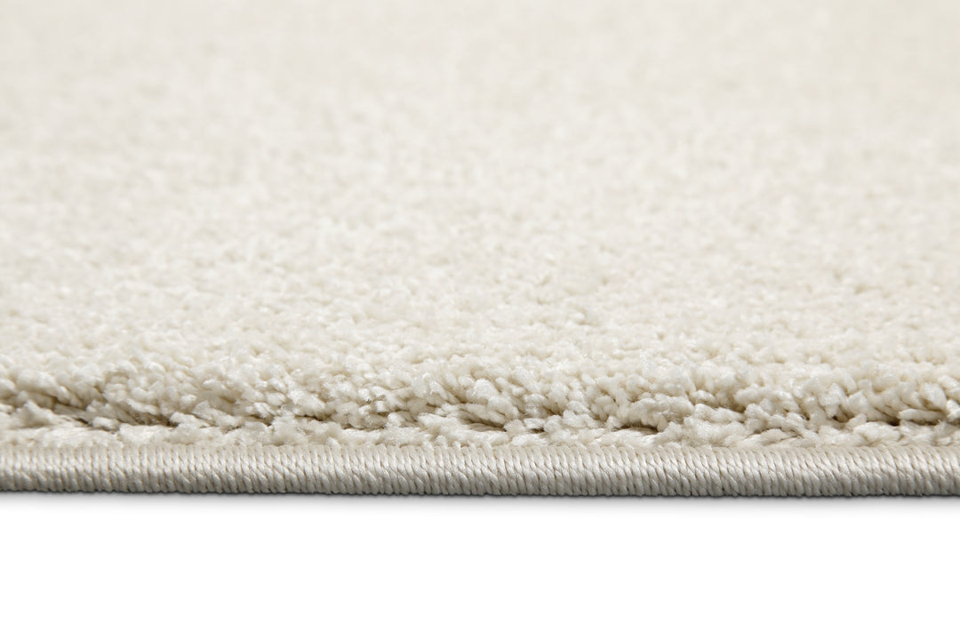 Wogh Teppich creme beige Hochflor rechteckig