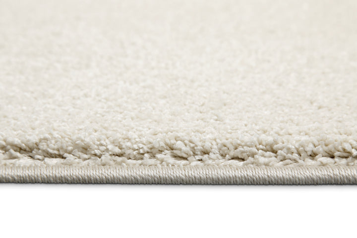 Wogh Teppich creme beige Hochflor rechteckig