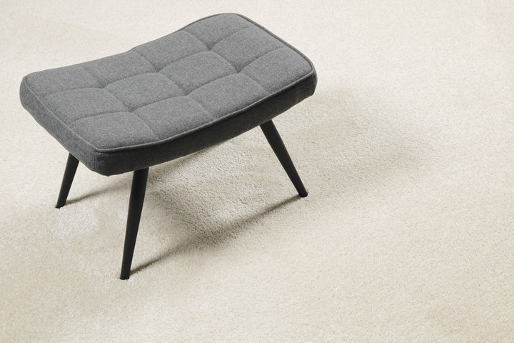 Wogh Teppich creme beige Hochflor rechteckig