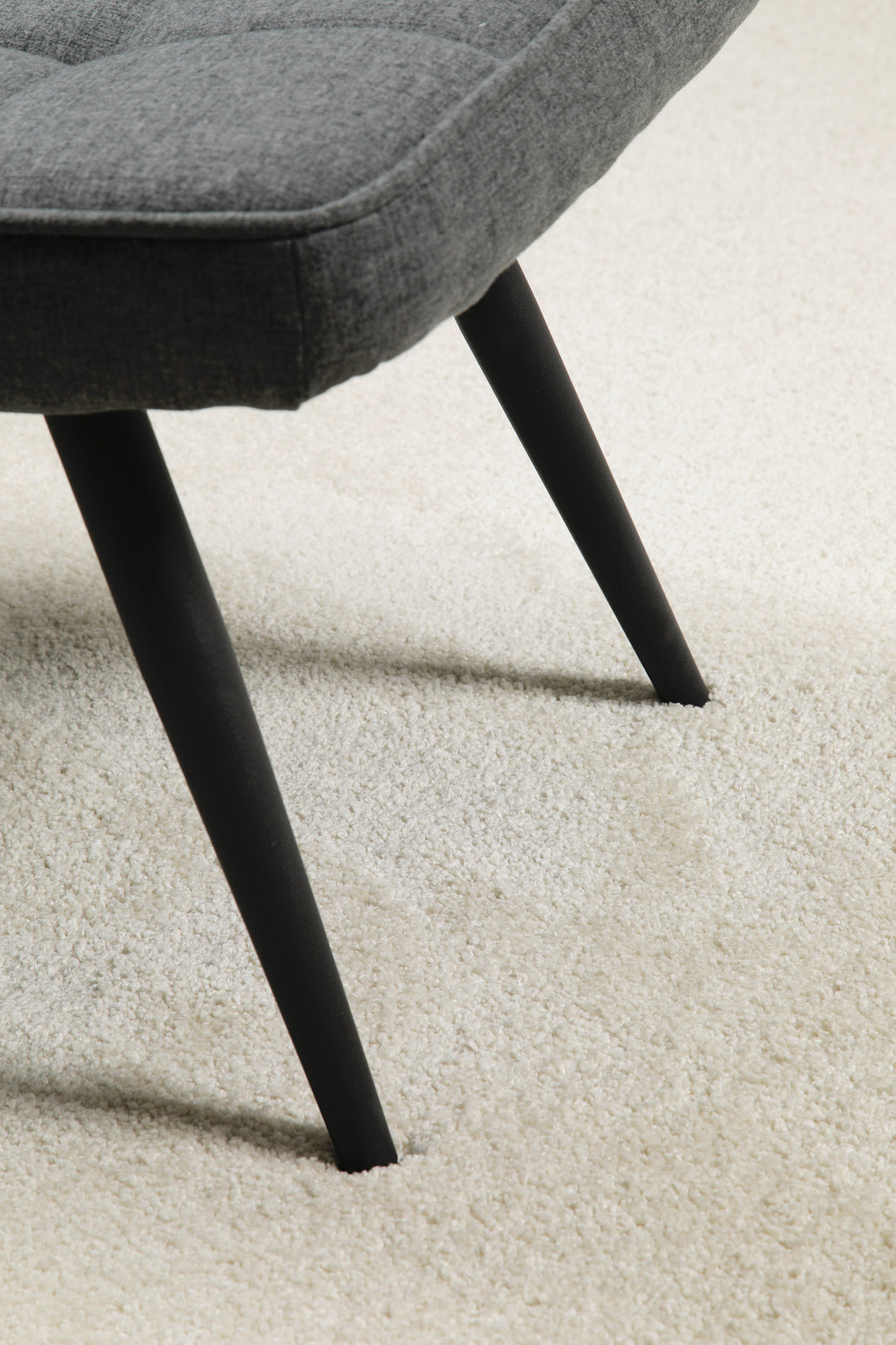 Wogh Teppich creme beige Hochflor rechteckig