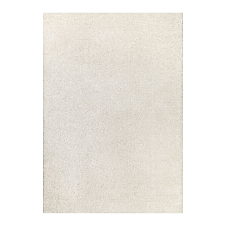 Wogh Teppich creme beige Hochflor rechteckig