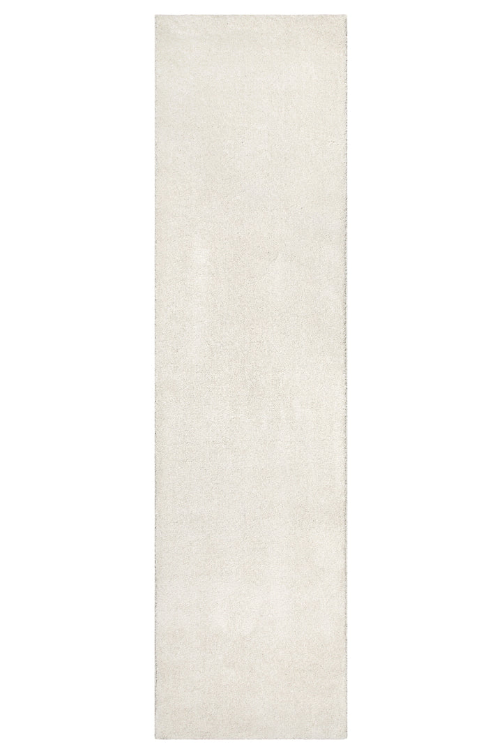 Wogh Teppich creme beige Hochflor rechteckig