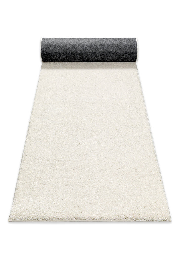 Wogh Teppich creme beige Hochflor rechteckig