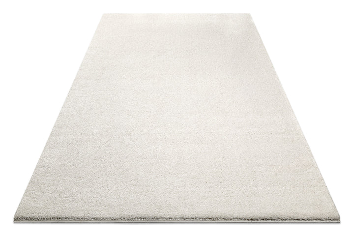 Wogh Teppich creme beige Hochflor rechteckig