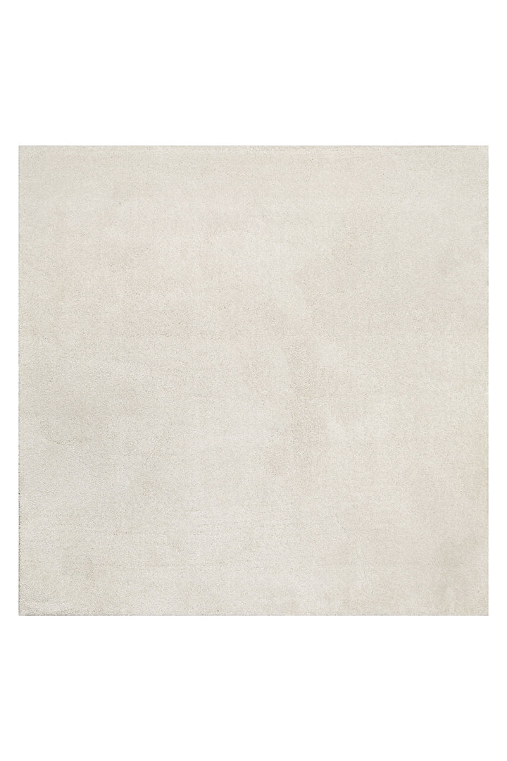 Wogh Teppich creme beige Hochflor rechteckig