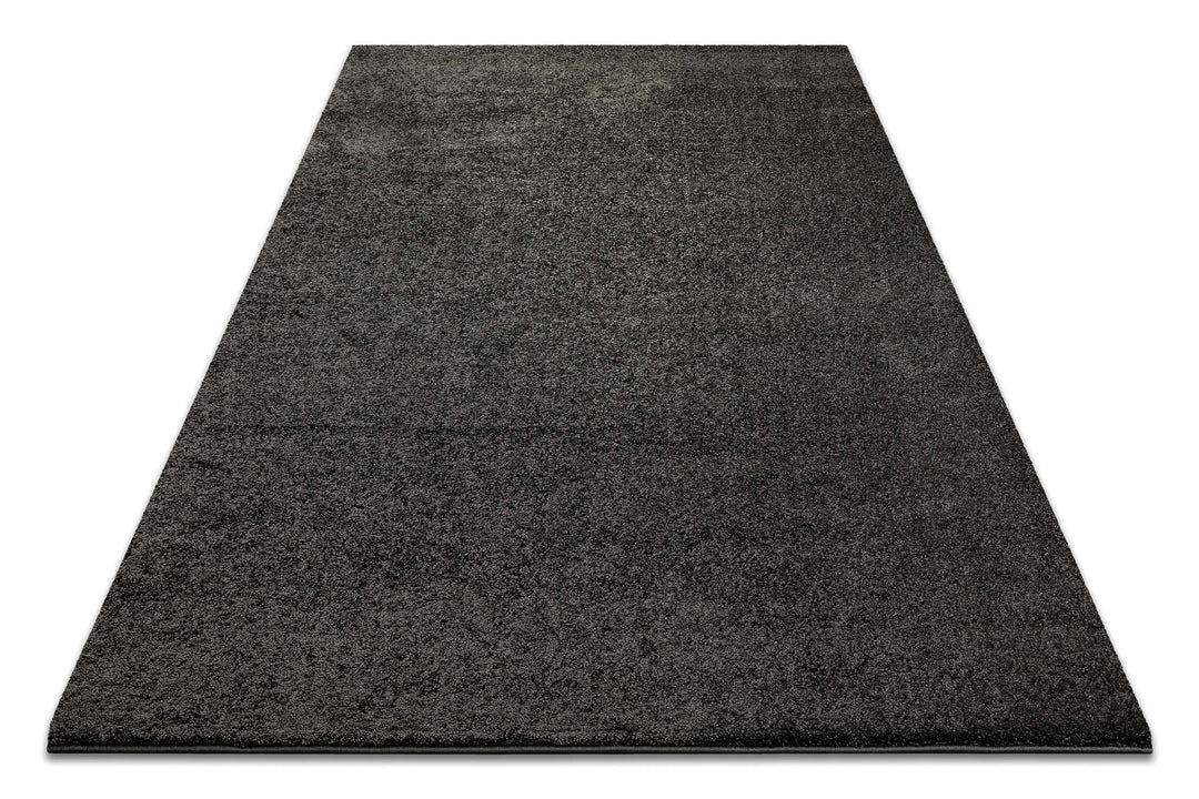 Wogh Teppich anthrazit Hochflor rechteckig