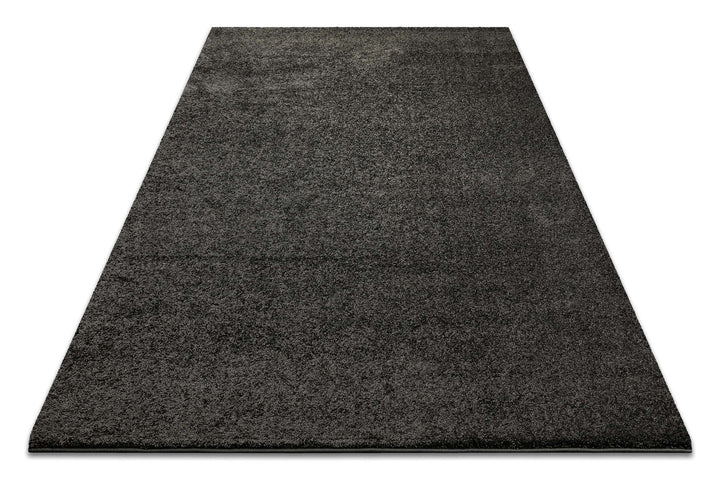 Wogh Teppich anthrazit Hochflor rechteckig