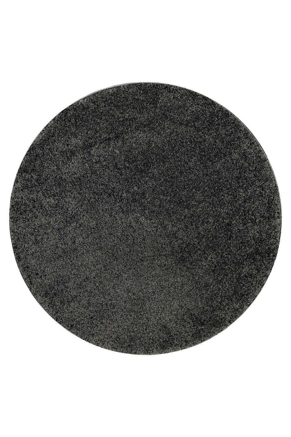 Wogh Teppich anthrazit Hochflor rund