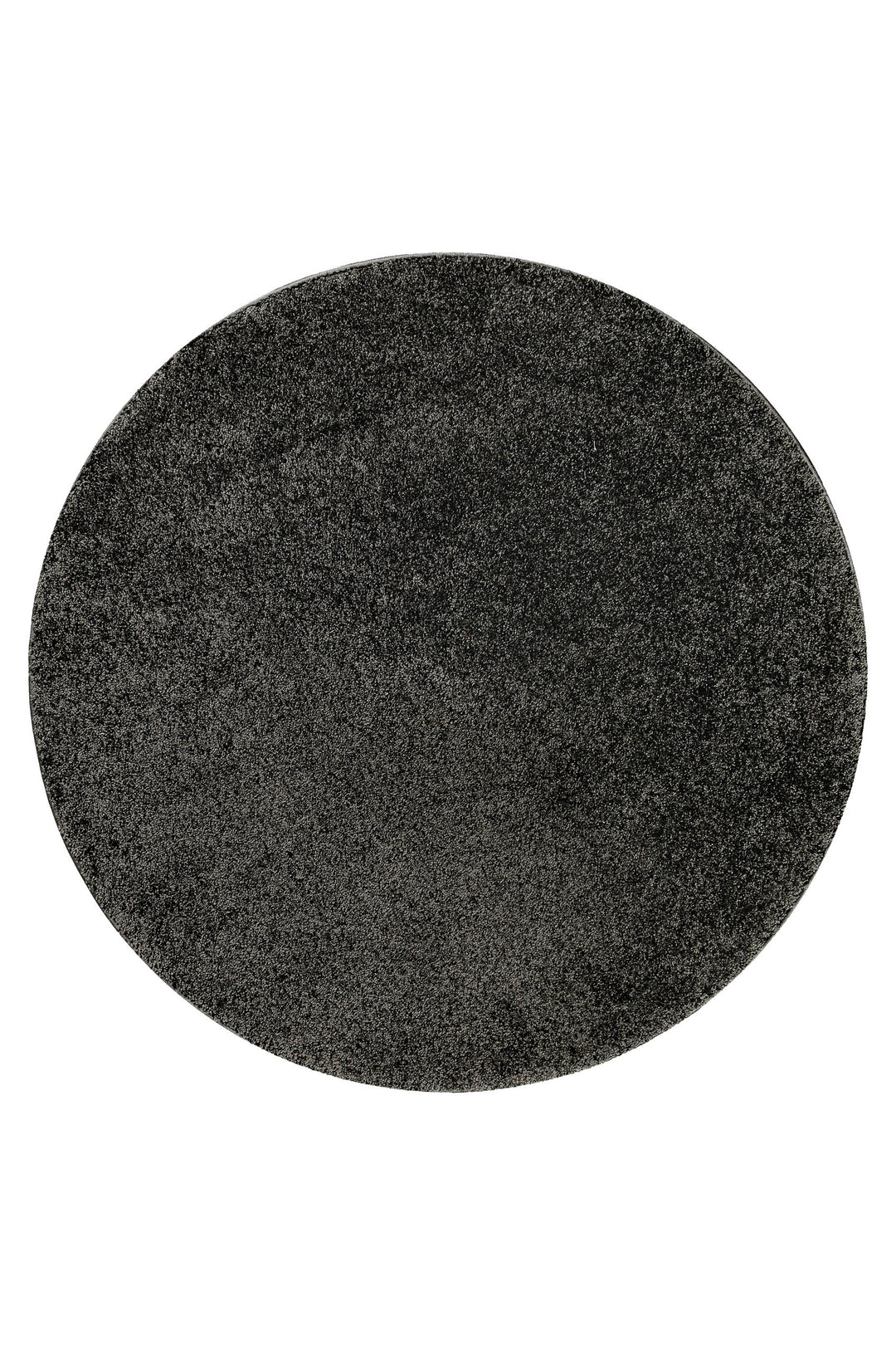 Wogh Teppich anthrazit Hochflor rund