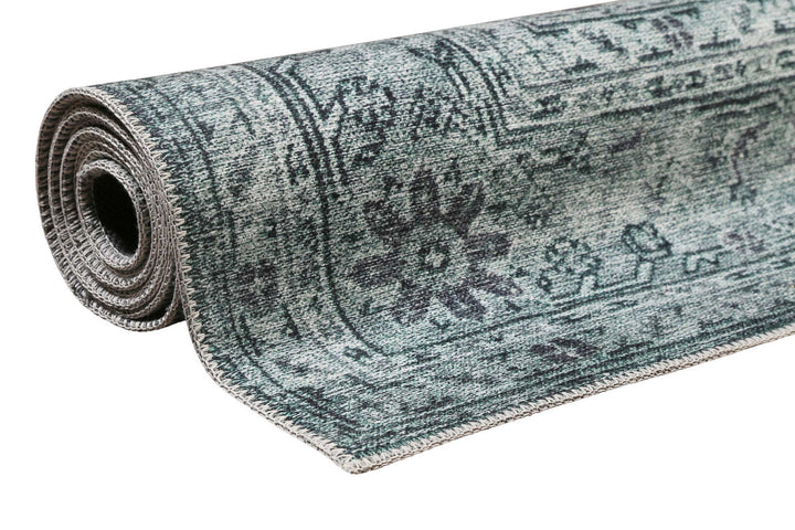 2nd Avenue Teppich dunkelgrau Kurzflor rechteckig