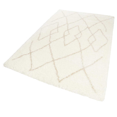 Teppich Creme Weiß Beige sehr flauschig & kuschelig » Afella « WECONhome