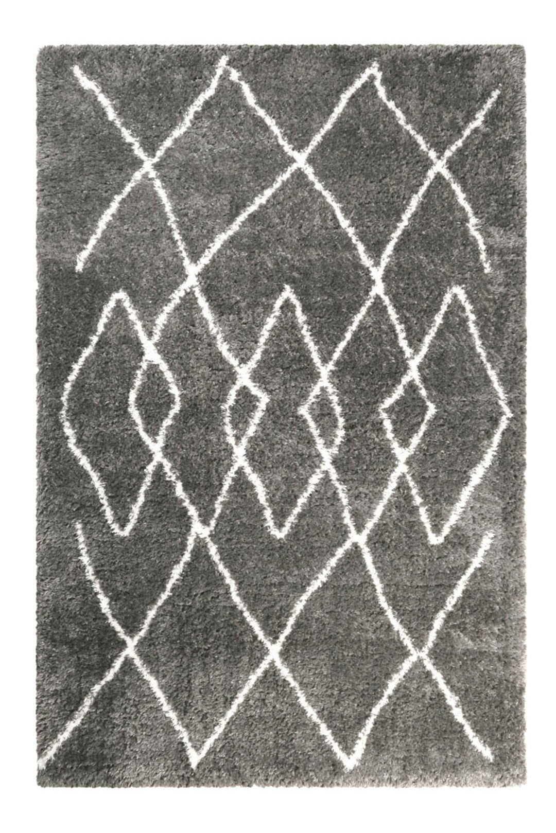 Afella Teppich anthrazit Hochflor rechteckig