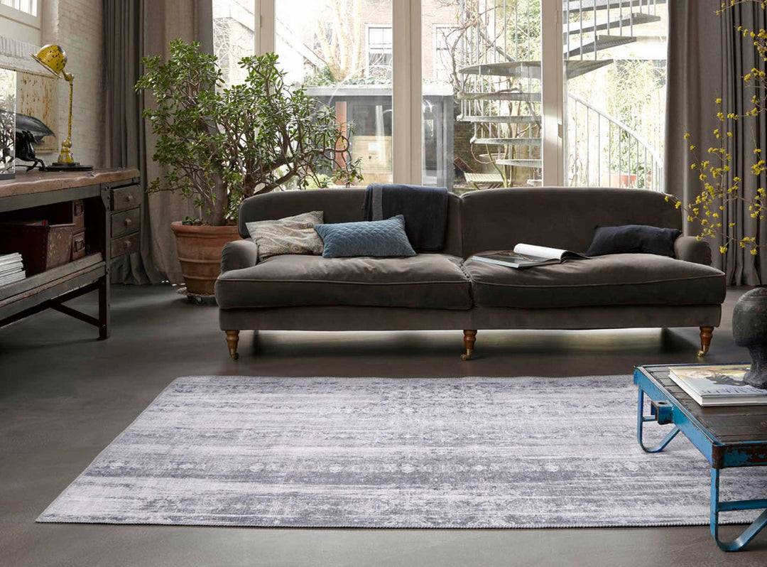 Alaska Teppich grau Kurzflor rechteckig