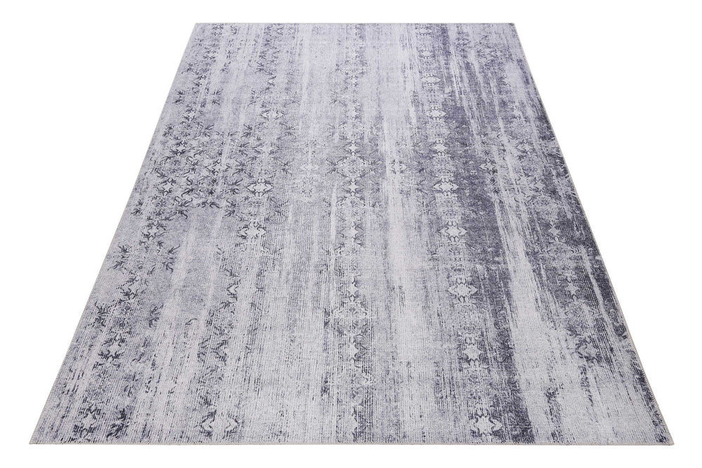 Alaska Teppich grau Kurzflor rechteckig