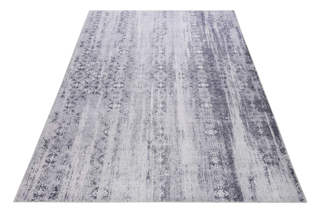 Alaska Teppich grau Kurzflor rechteckig