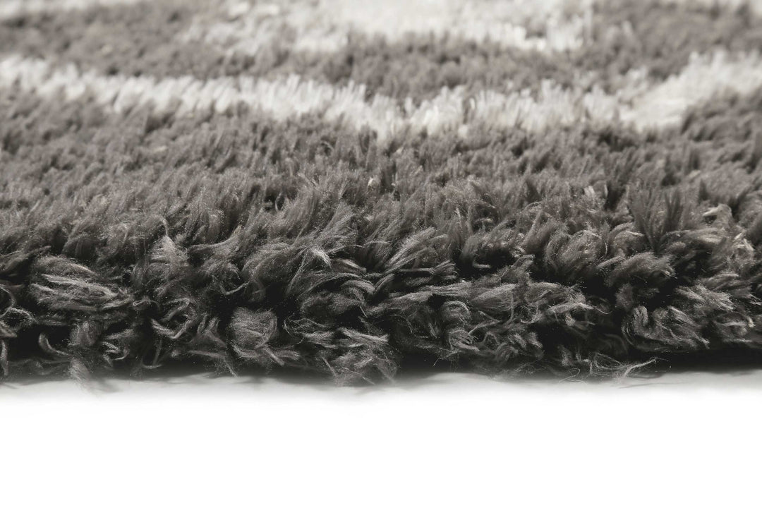 Ayachi Teppich anthrazit Hochflor rechteckig