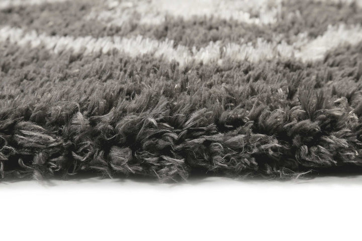 Ayachi Teppich anthrazit Hochflor rechteckig