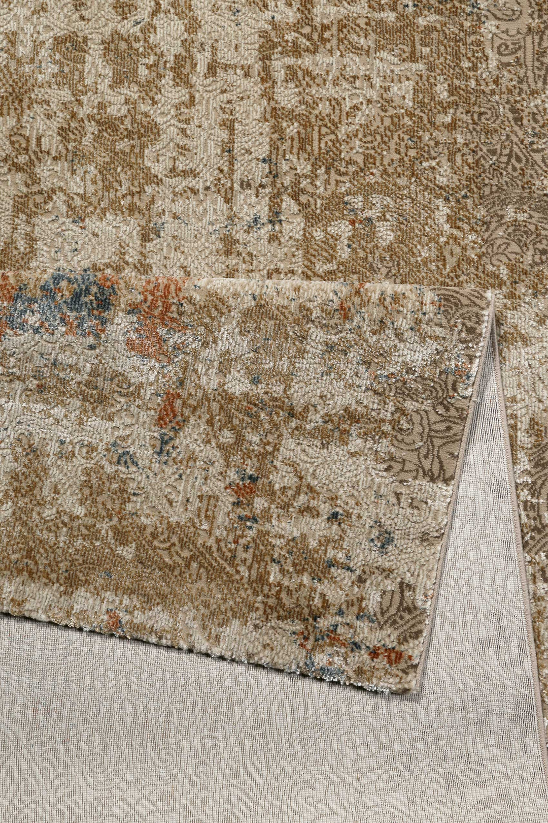 Baroque Vintage Teppich sand Kurzflor rechteckig