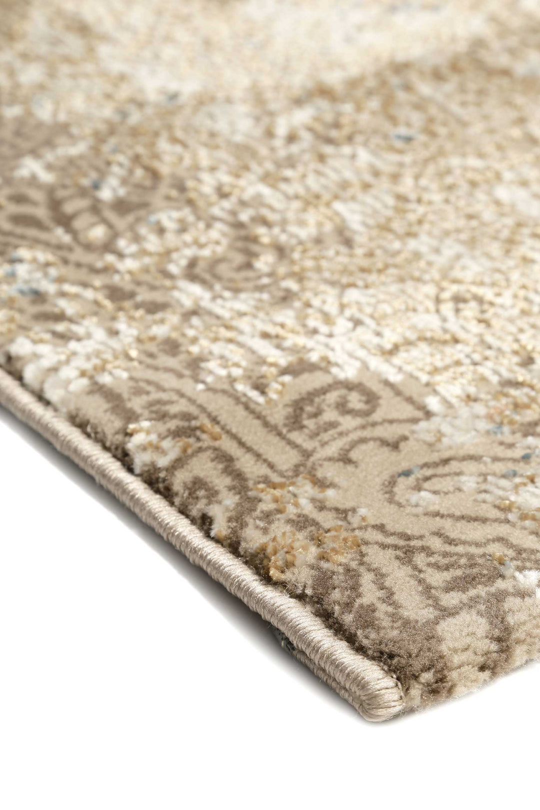 Baroque Vintage Teppich sand Kurzflor rechteckig