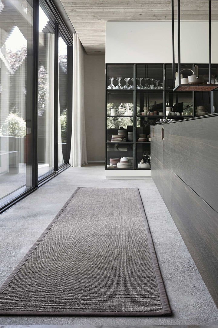 Ansgar Teppich grau Kurzflor rechteckig